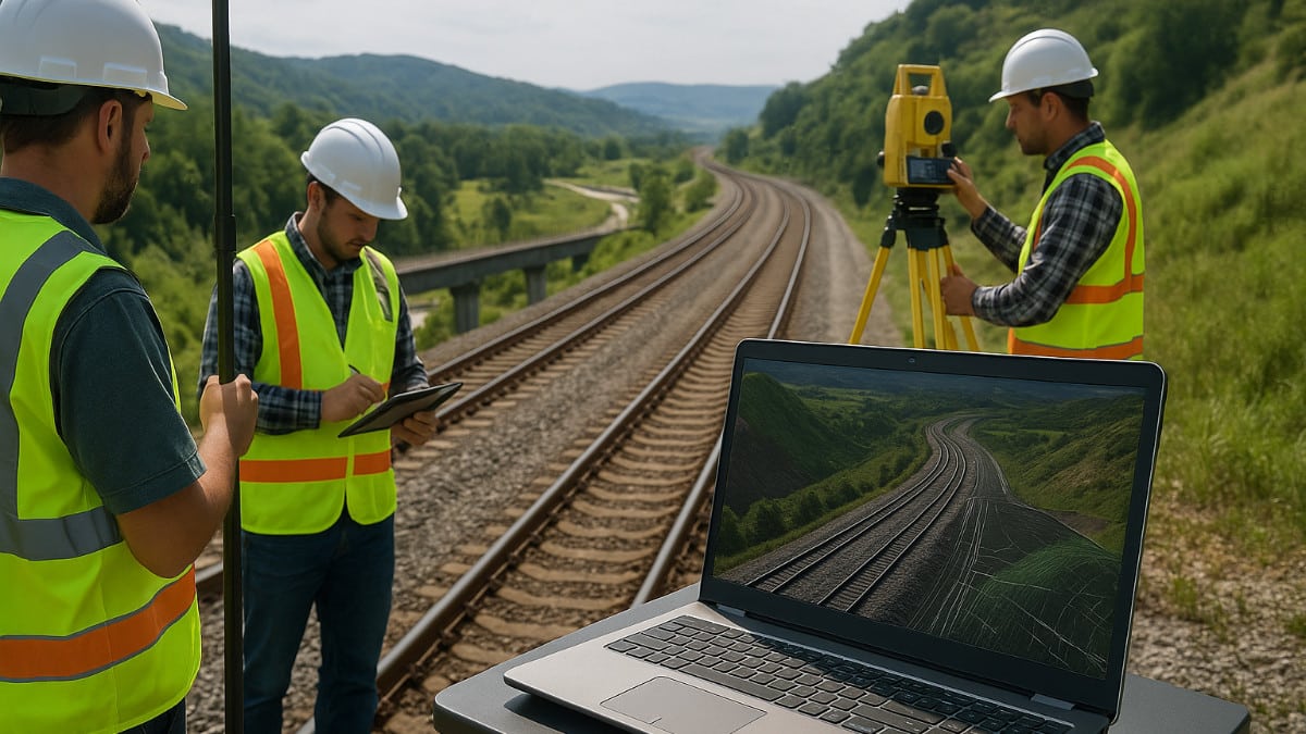 La importancia de la topografía en proyectos ferroviarios
