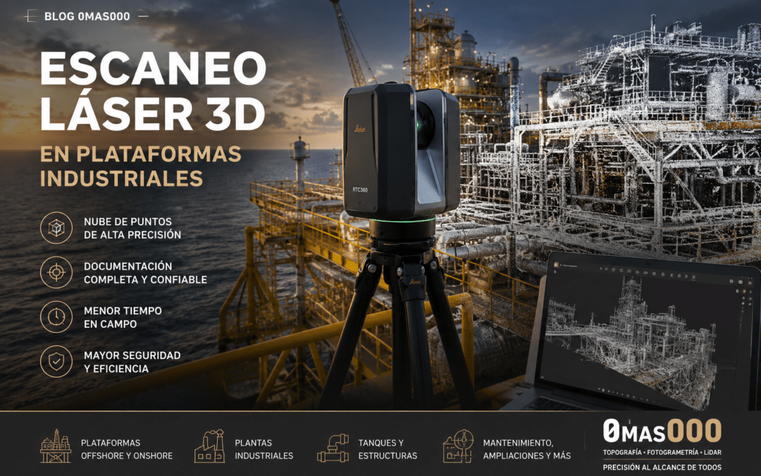 Escaneo láser 3D en plataformas industriales