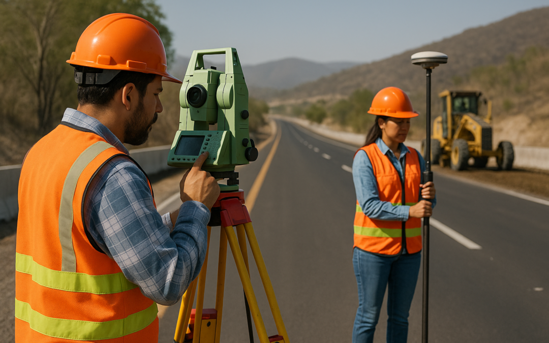 Control topográfico en obras de infraestructura vial
