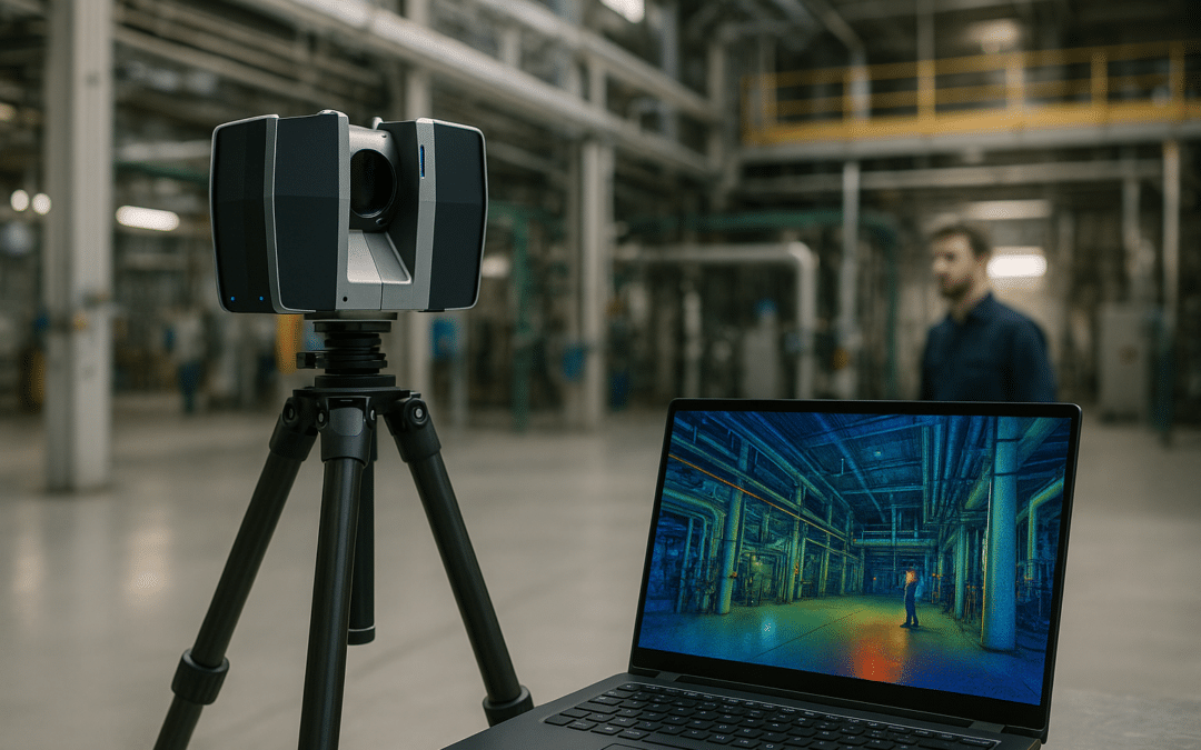Escaneo láser 3D para instalaciones industriales