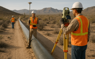 Topografía para gasoductos: derecho de vía y control