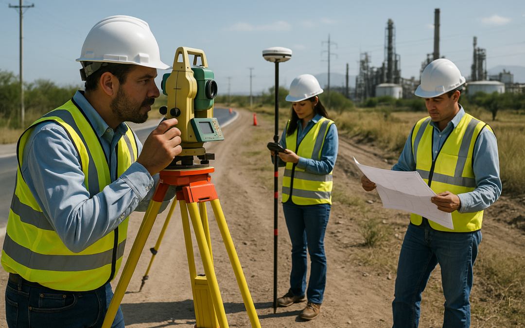 Topografía vial: métodos, tolerancias y entregables
