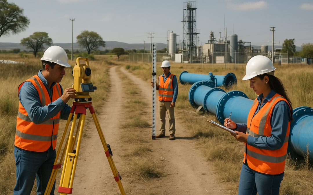 Topografía para infraestructura hidráulica: métodos y precisiones