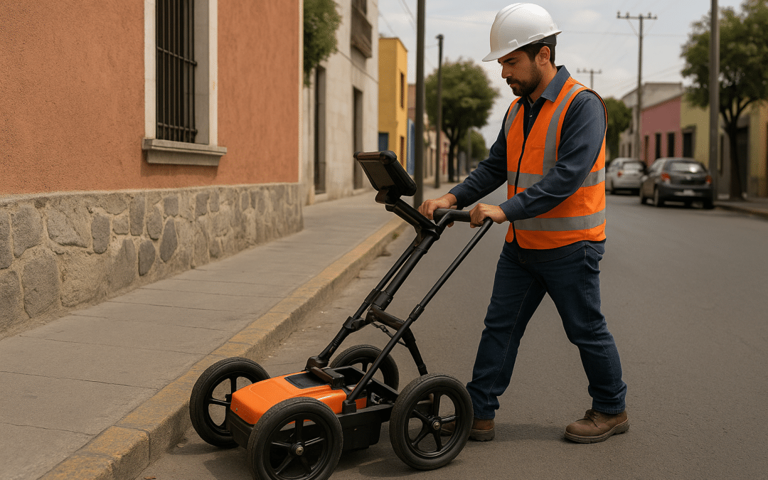 Georradar para detección de instalaciones subterráneas